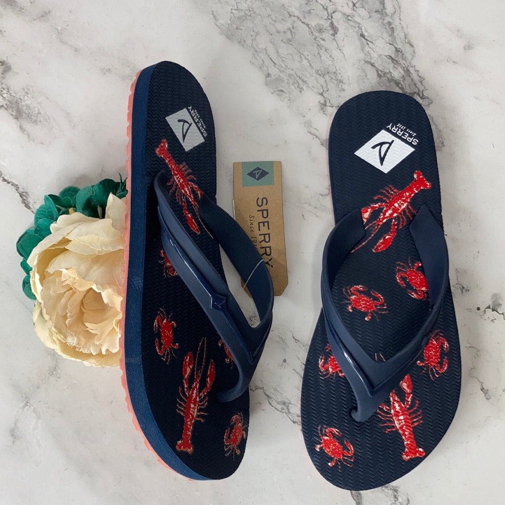 Sperry Warf Thong Flag Flip-Flop Sandals